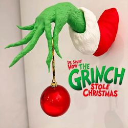 Grinch Hand 3d Printed 