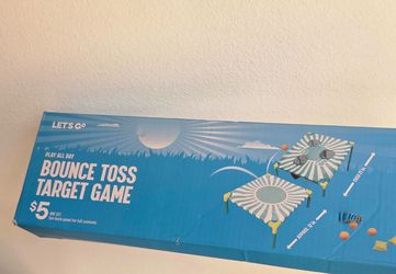 Let's Go Bounce Toss Target Game