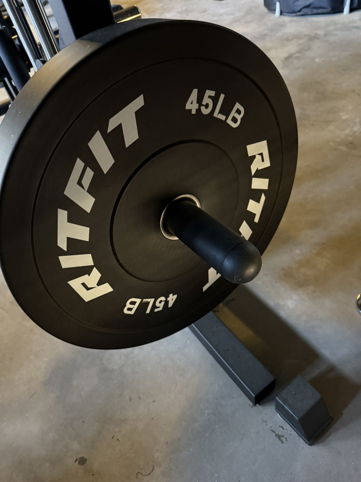 2X 45 Lb Rubber Weight Plates $100