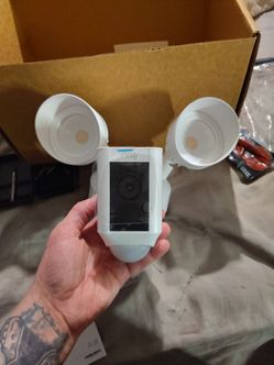 RING......Floodlight motion detection  and download an app for live with 2 way communication