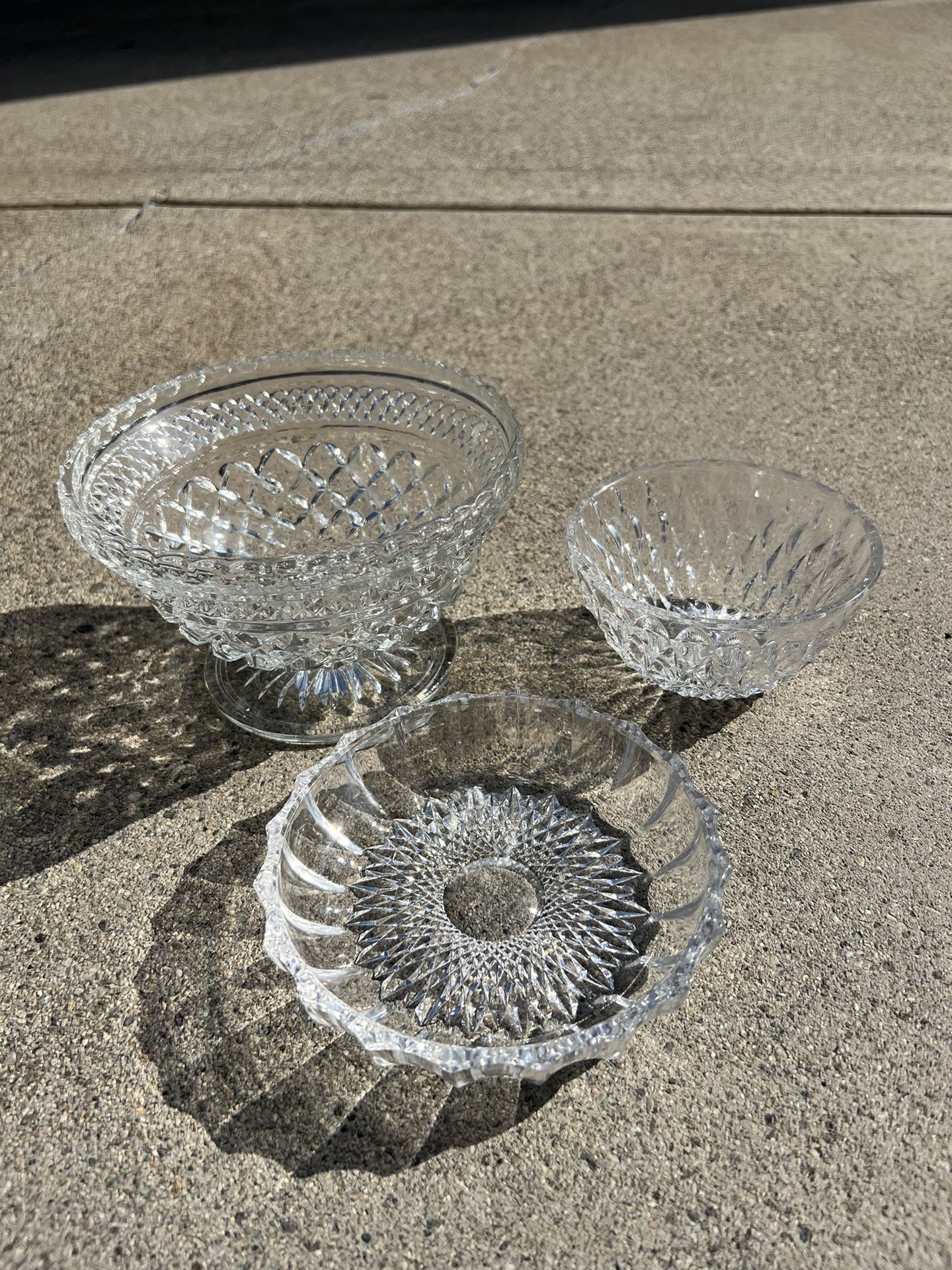 Vintage Glassware Bowls