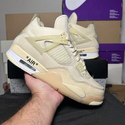 Jordan 4 Off-White Sail 