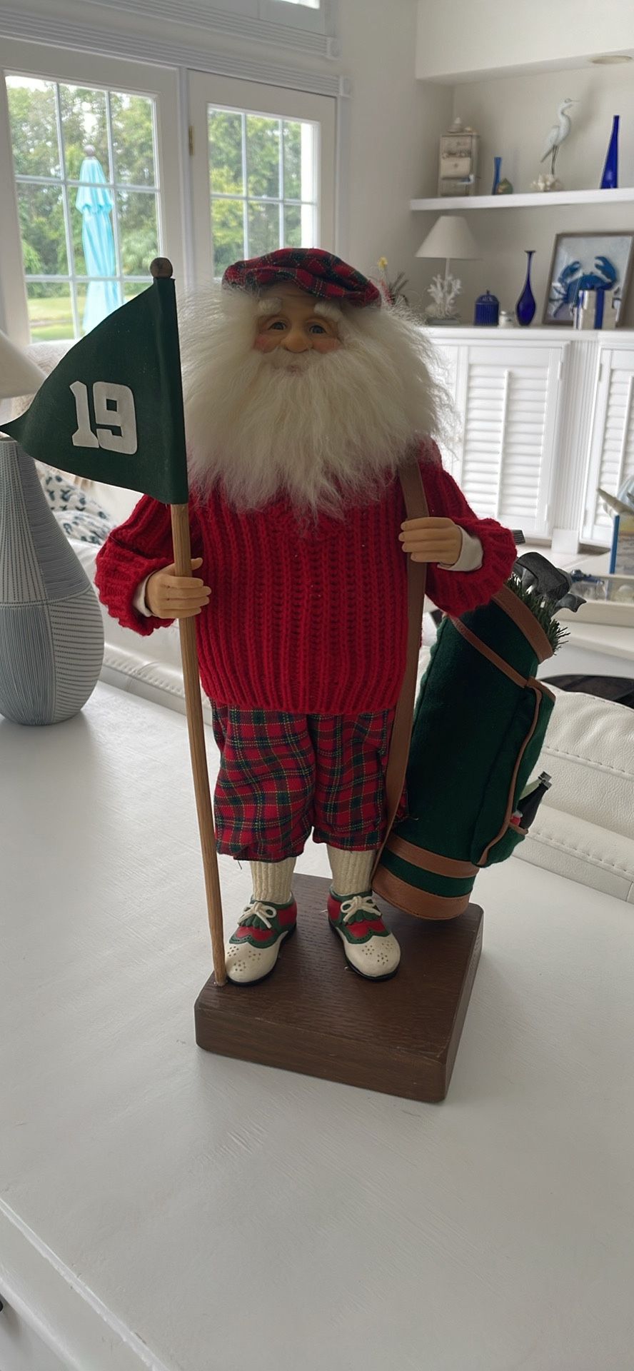 Golfing Santa