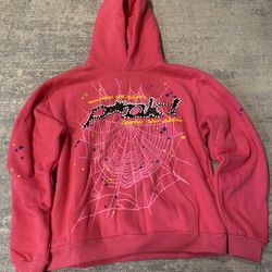 Pink Sp5der Hoodie 