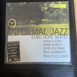 INFORMAL JAZZ ELMO HOPE SEXTET THE ANALOGUE PRODUCTIONS GUARANTEE Innovation + Precision = The Best LPs Ever Pressed ORIGINAL MASTER TAPES We use the 