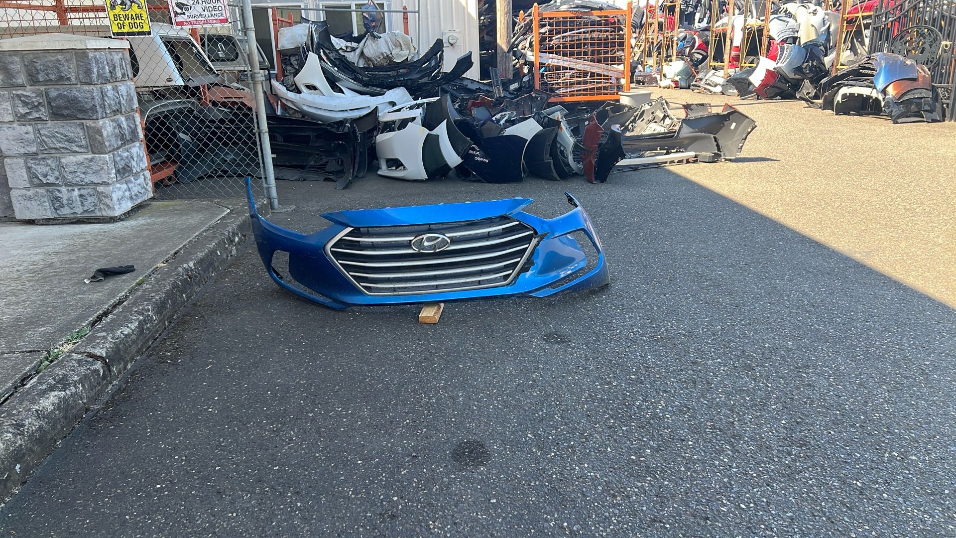 2017 To 2018 Hyundai Elantra Front Bumper Assembly #B633 HY1000 215