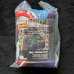 Marvel Avengers Comics 5pc. Bed Set - Full Size