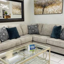 By Ashley/ Bovarian Stone 2piece Sectionall/Delivery Available/DISCOUNT👈/Home Decor/Financing