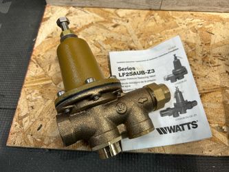 Watts PRV pressure reducing valve 1/2” plumbing