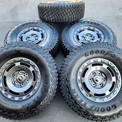 17" Ford Bronco Beadlock New 2025 OEM Wheels And Tires
