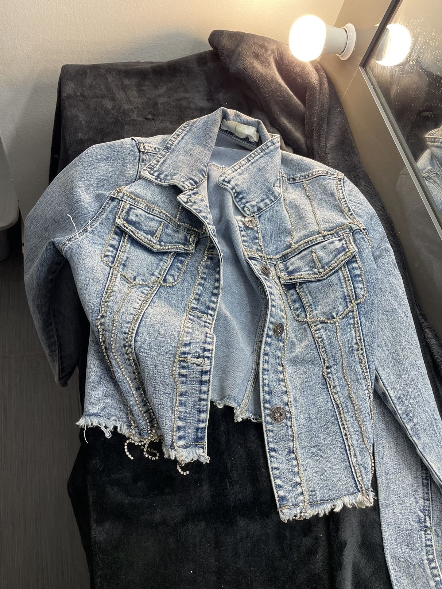 Distressed Denim Jacket