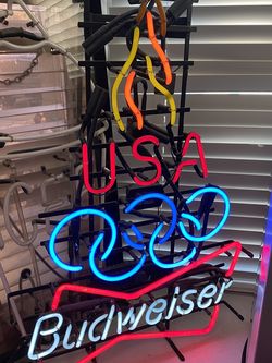 Budweiser Team USA Neon Sign