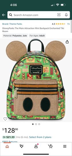 Loungefly Enchanted Tiki Room Limited Release Mini Bag Pack