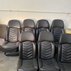 Seats.      Bus.   And Vans.    