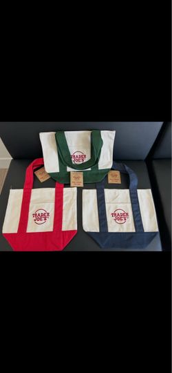 Trader Joe’s Canvas Mini Tote Set Of 3