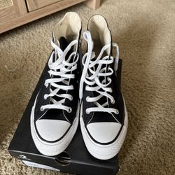 Black and White Converse