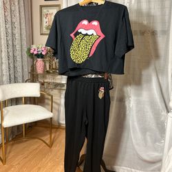 Rolling Stones Lips Shirt, M