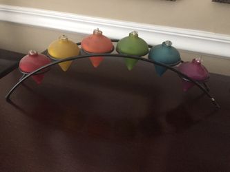 Rainbow Gas table lanterns