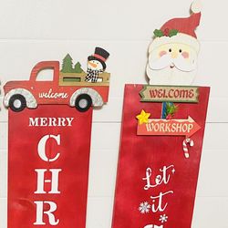 Christmas Wooden porch Sign