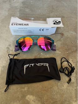 Pit Viper Exciters Sunglasses The Galapagos Sunset Polarized Lens 149mm  World-wide shipping and delivery available!  Happy to answer any questions yo
