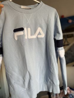 blue FILA sweater for girl