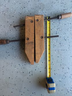 Vintage Wooden Hand Screw Clamp