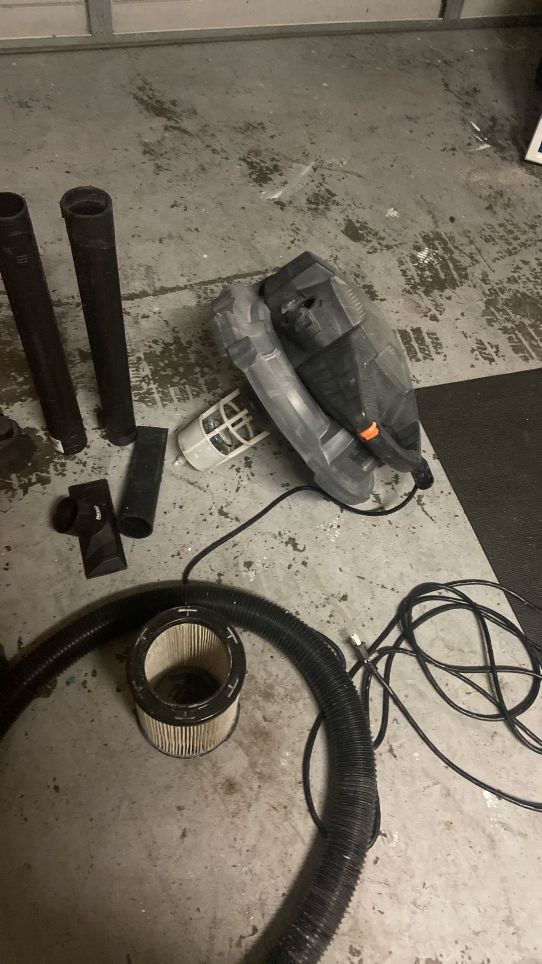 16 Gallon 6.5 Peak HP NXT Shop Vacuum Wet Dry Vac , Filter, Locking Hose and Accessories