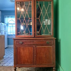 Auntie China cabinet.