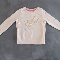 Girls 3T Cat & Jack Pink Shooting Star Sweatshirt