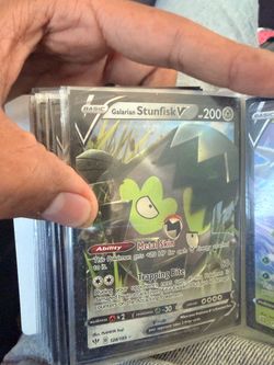 Galarian Stunfisk V Pokémon Card 128/189