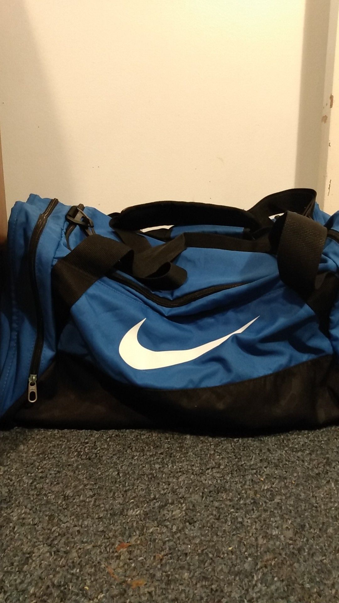 Blue Nike Duffle Bag
