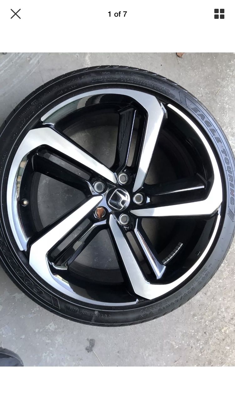 2018 Honda Accord sport wheels and tires oem rims