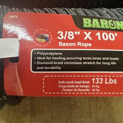 3/8 X 100’ Rope.