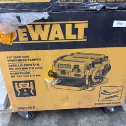 Dewalt 13” thickness planer