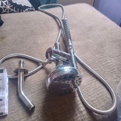 Water Pik Double Shower Head With Ext. Bar