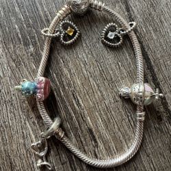 Pandora Bracelet W/ Charms