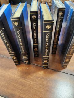 6 Ensiclopedias   Science and The Future Britannica 1986,1989,1990,1991,1993,1994,
