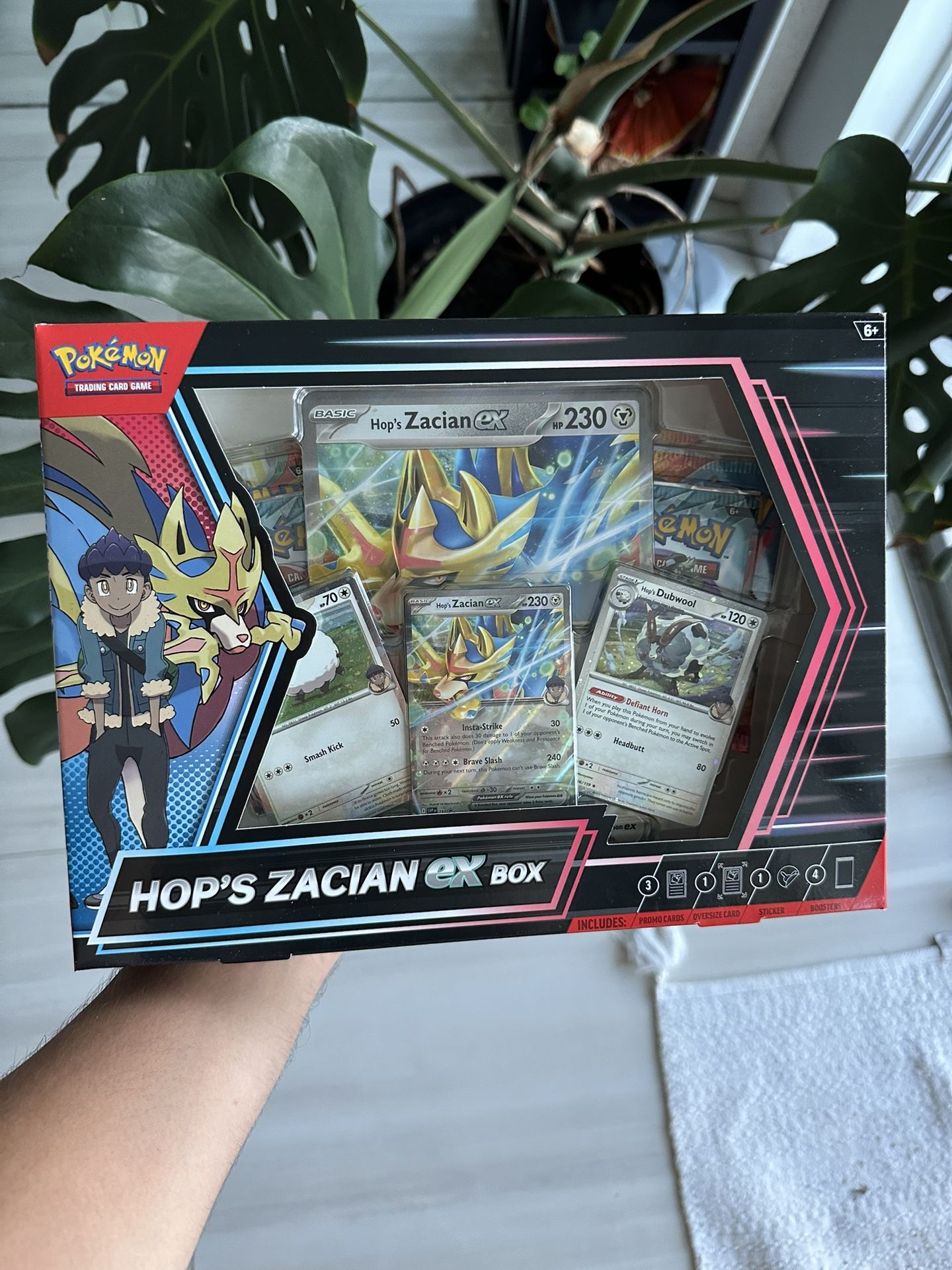 Pokemon TCG: Hop’s Zacian EX Box - Factory Sealed
