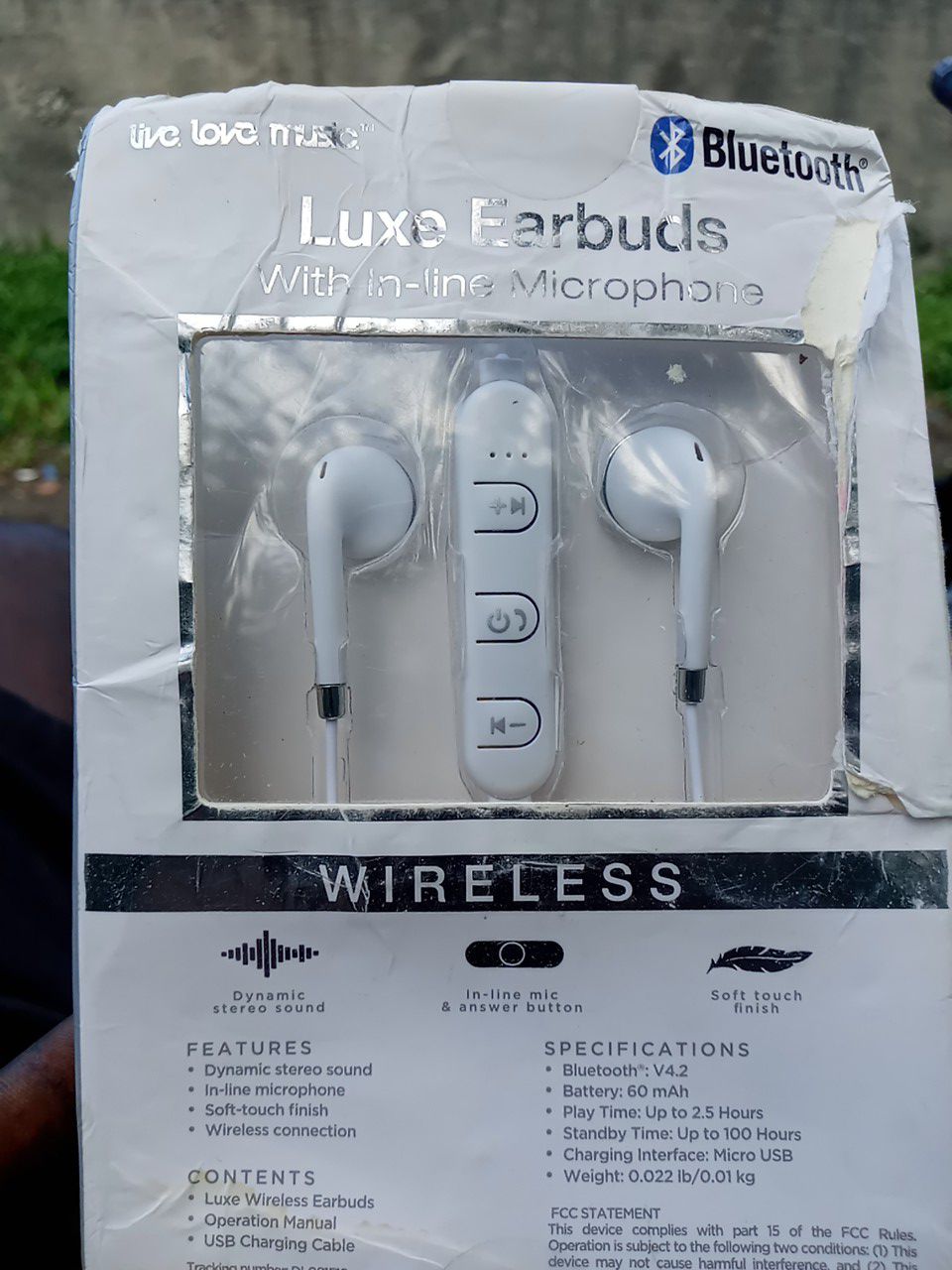 Luxe Earbuds /w microphone