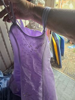 Party dresses pink purplr blue white