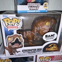 Funko Pop! Vinyl Atrociraptor (Red) Jurassic World #1217 BAM Exclusive Figure