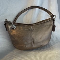 COACH MINI BRONZE PURSE