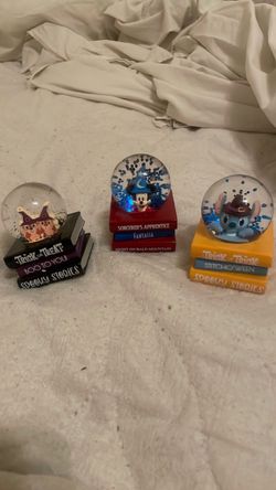 Disney snow globes