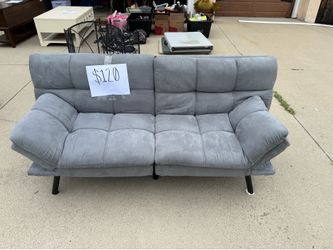 Gray Convertible Futon