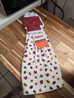 New Snoopy Fall Hanging Kitchen Towel
