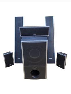 Sony 5.1 Home Theater Magnetic Shield Speakers Set SS-TS82, SS-TS80, SS-CT80 & SS-WS82. Tested.