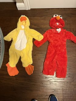 Duck and Elmo Baby Halloween Costumes
