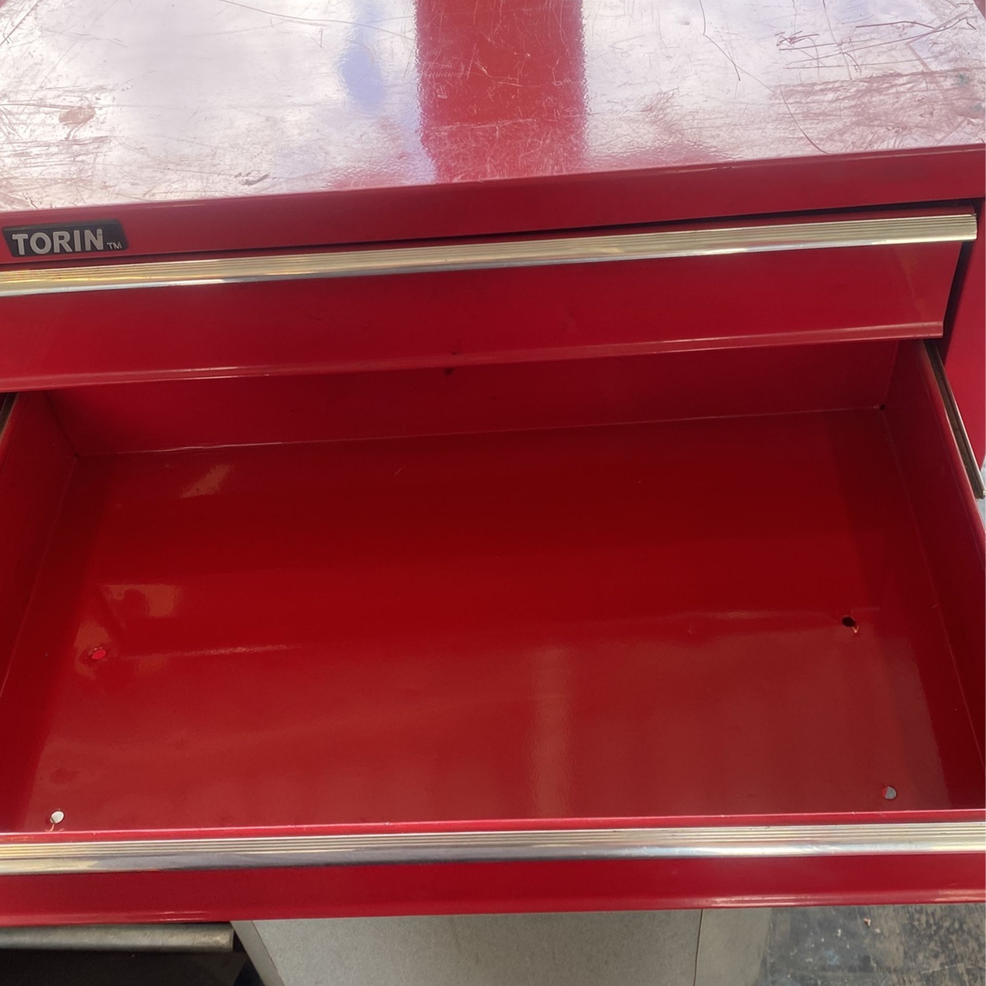 Tool Box Only Top Locks And It Has One Key