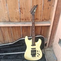 1987 Charvel Model 4 Electric Guitar  Custom ,Active Mid-Boost 4 Knob ,Case Rare