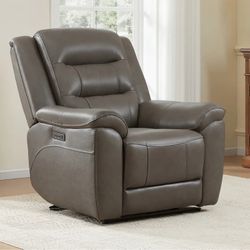 Gilman Creek furniture Mason Leather Power Recliner with Power Headrest $499.99